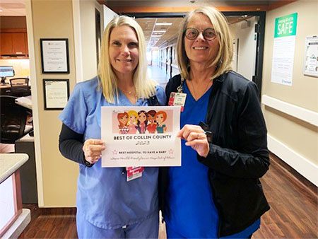 Plano Moms Recognize Texas Health Plano