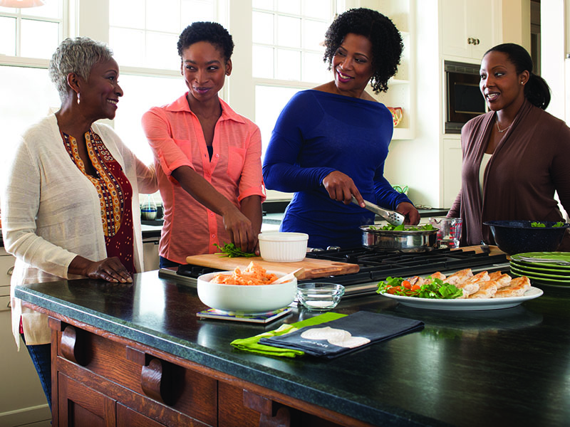 Women Cooking Together
