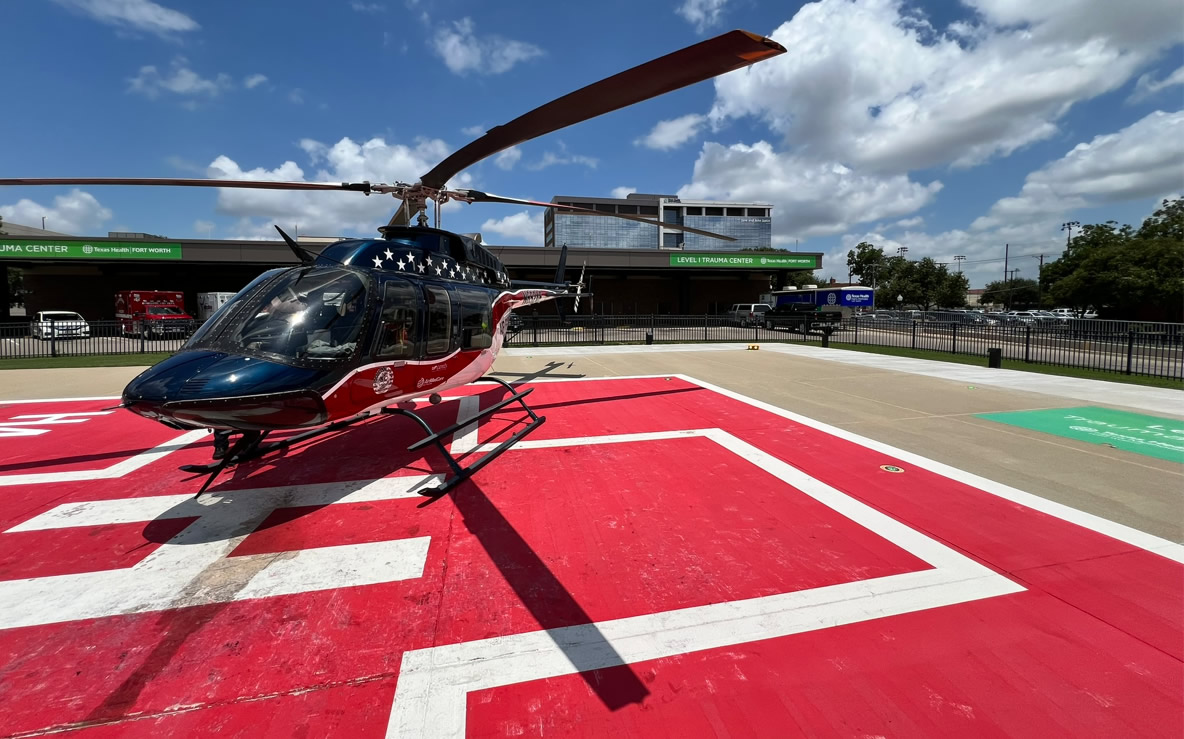 New helipad